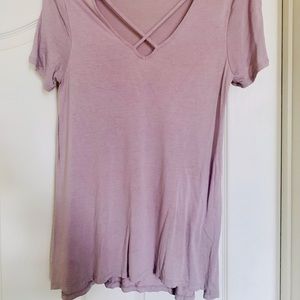 Soft cross legging tee